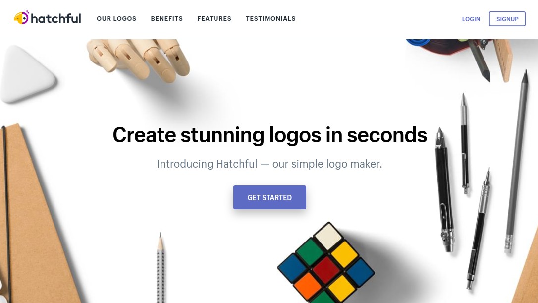 Bester kostenloser Logoproduzent: Shopify Hatchful Startseite